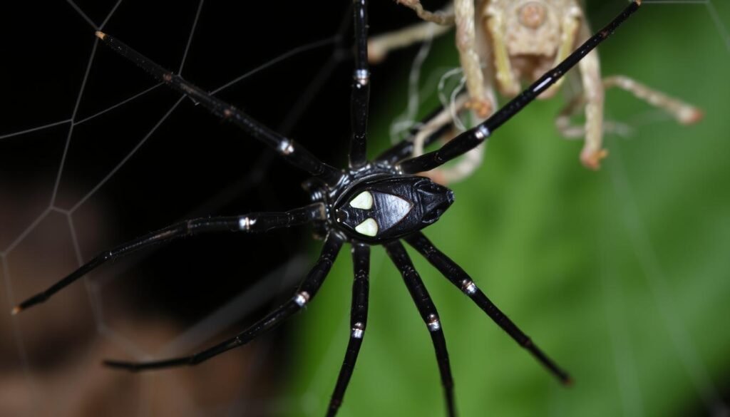 black widow spider identification