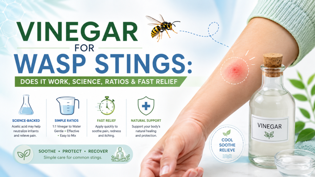 Vinegar for Wasp Stings: Does It Work, Science, Ratios & Fast Relief