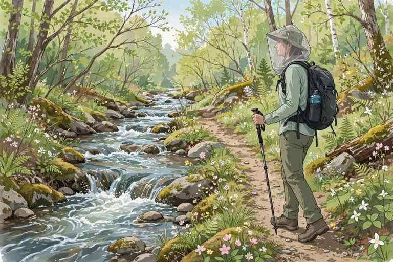 Black Fly Season: North Woods Spring Travel Guide - featured illustration
