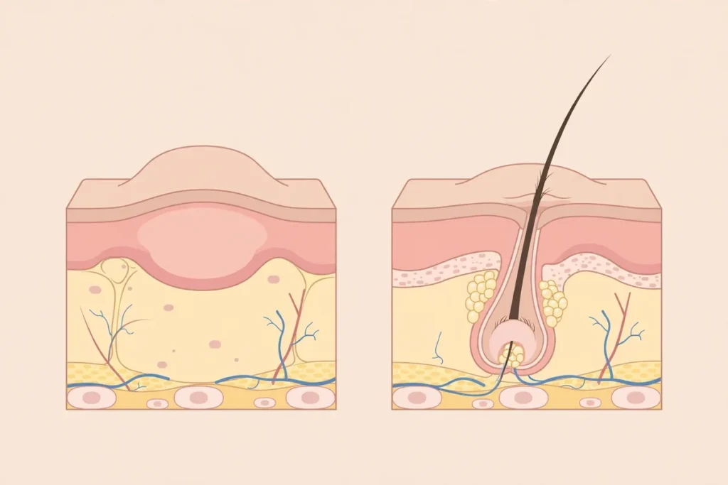 Bug Bites vs Folliculitis: How to Tell Them Apart - featured illustration