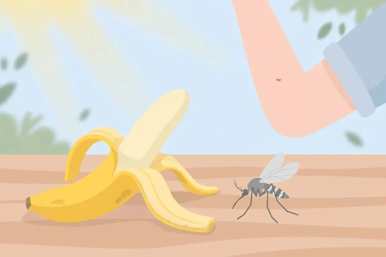 Does Banana Peel Help Mosquito Bites? Honest Answer - featured illustration