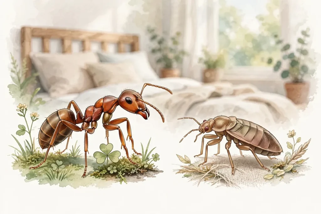 Fire Ant Bites vs Bed Bug Bites: Key Differences - featured illustration