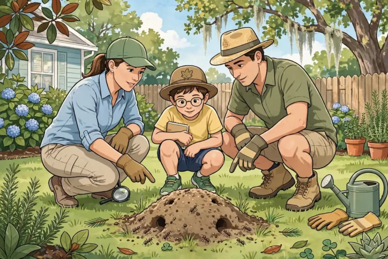 Fire Ant Safety Guide for Newcomers to the South - featured illustration