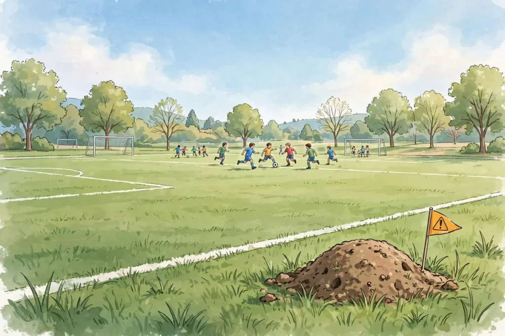 Fire Ants on Youth Sports Fields: Kids' Safety Guide - featured illustration