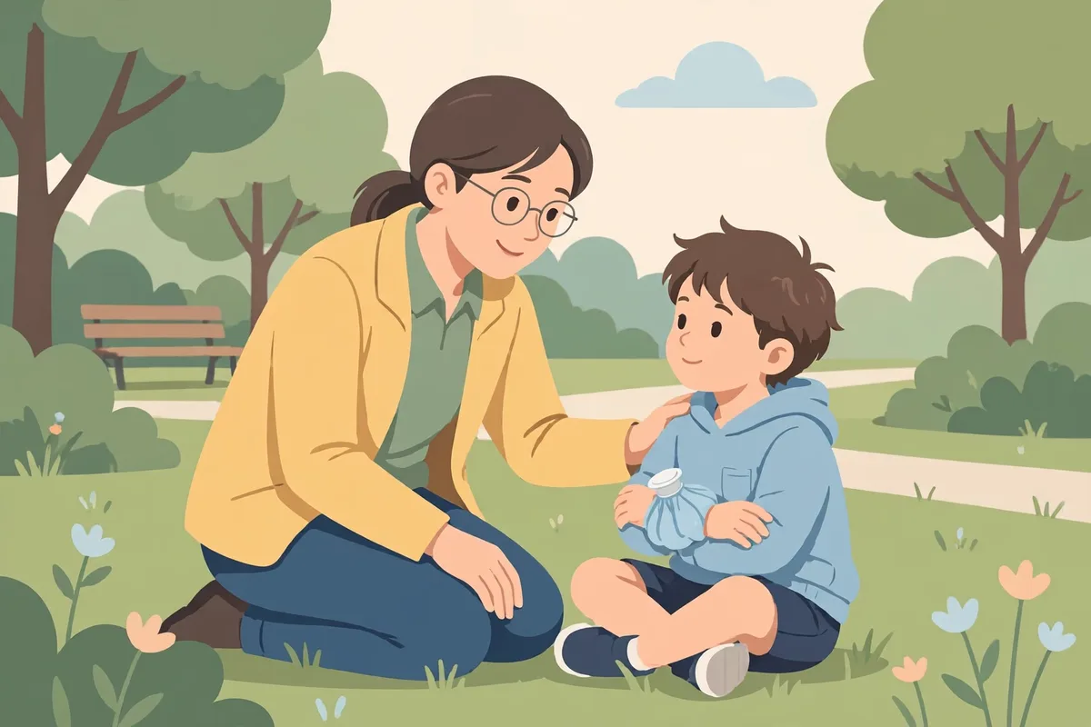 Wasp Sting in Children: First Aid, Comfort, and Emergency Signs - illustration 1
