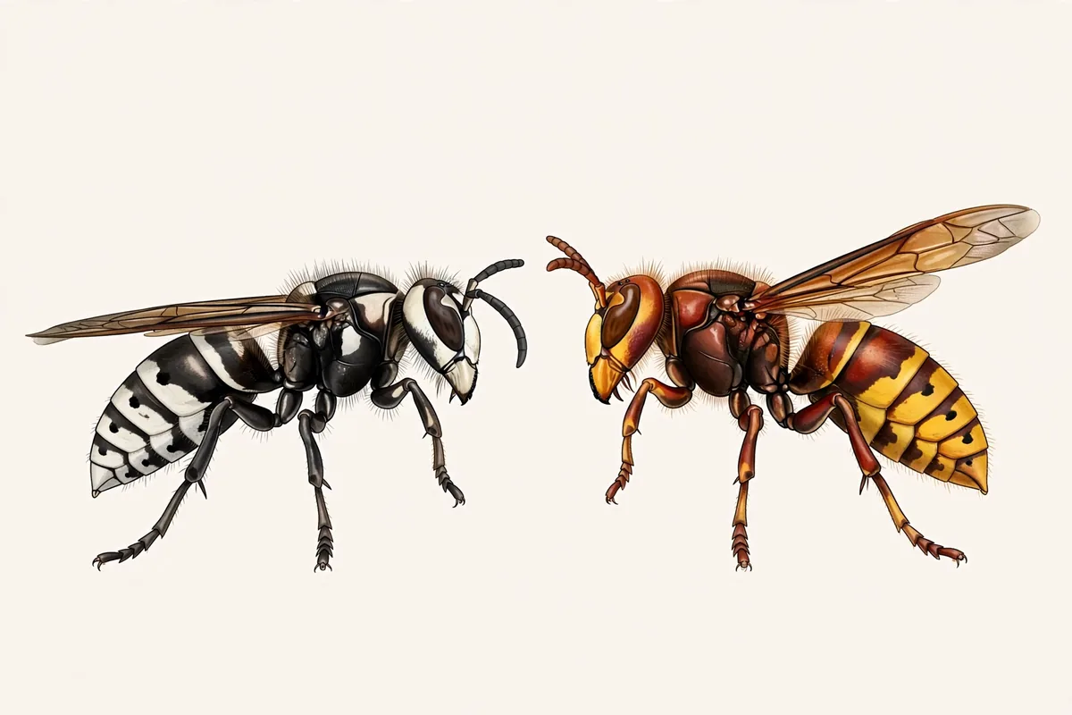 Bald-Faced Hornet vs European Hornet: ID Guide - illustration 1