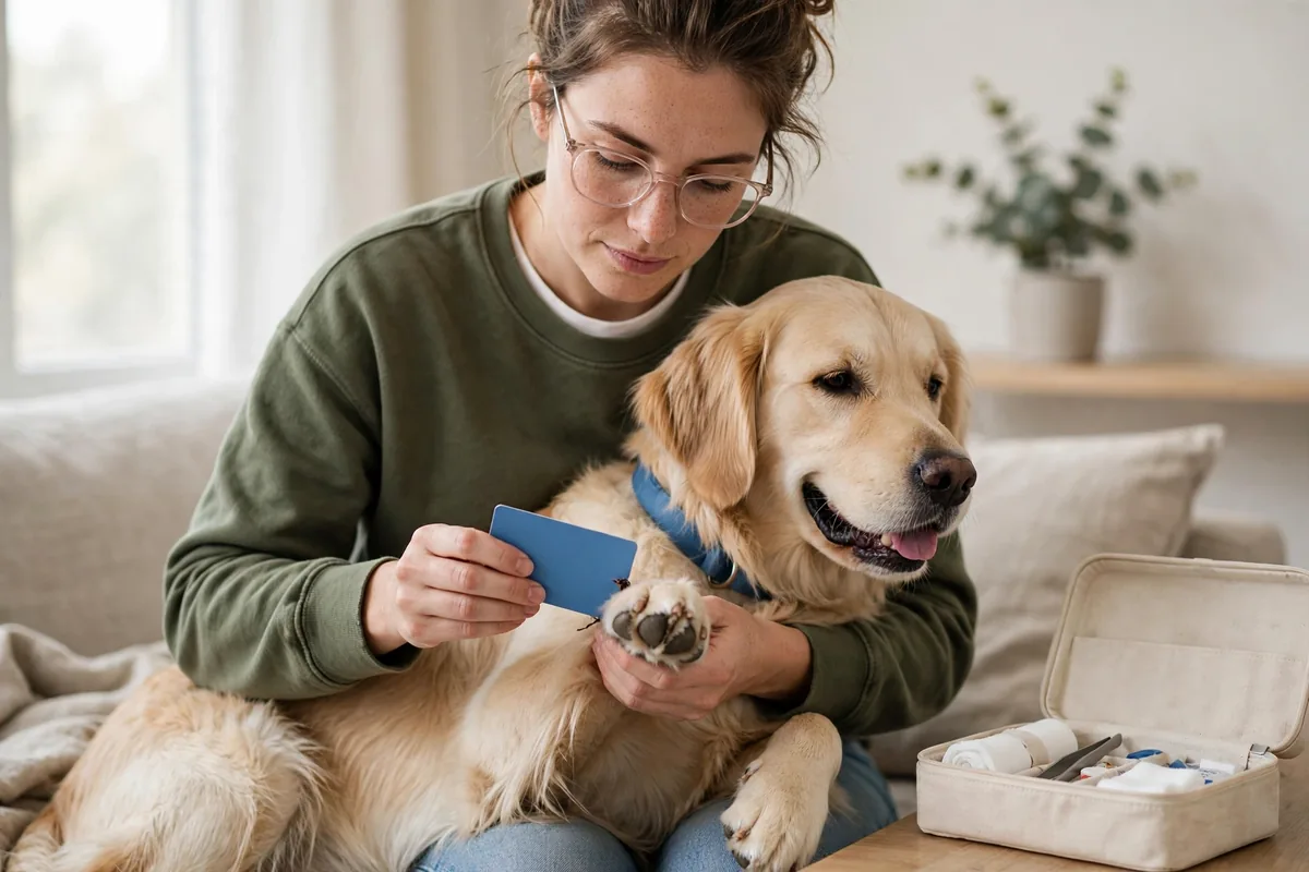 Remove a Bee Stinger From a Dog: Steps - illustration 1