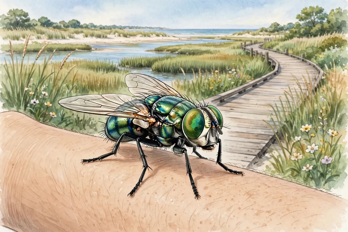 Greenhead Fly Bites: Beach Guide - illustration 1