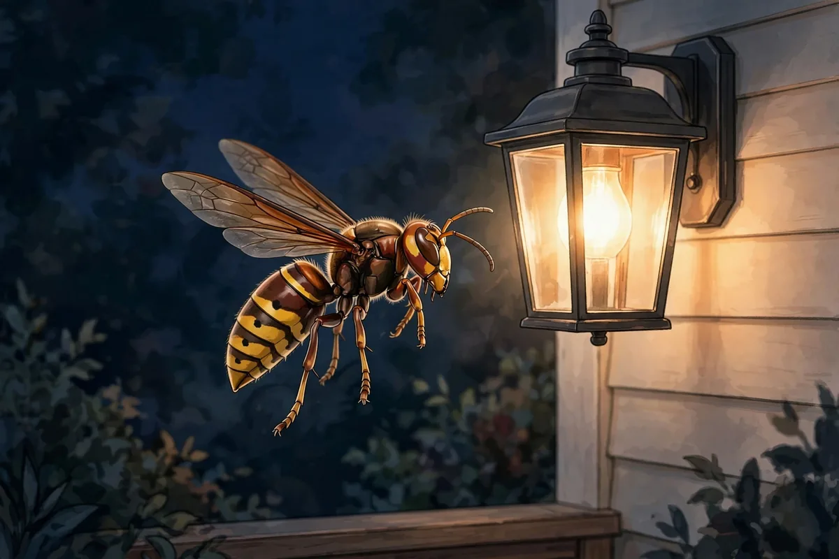 European Hornets at Night: Porch-Light Guide - illustration 1