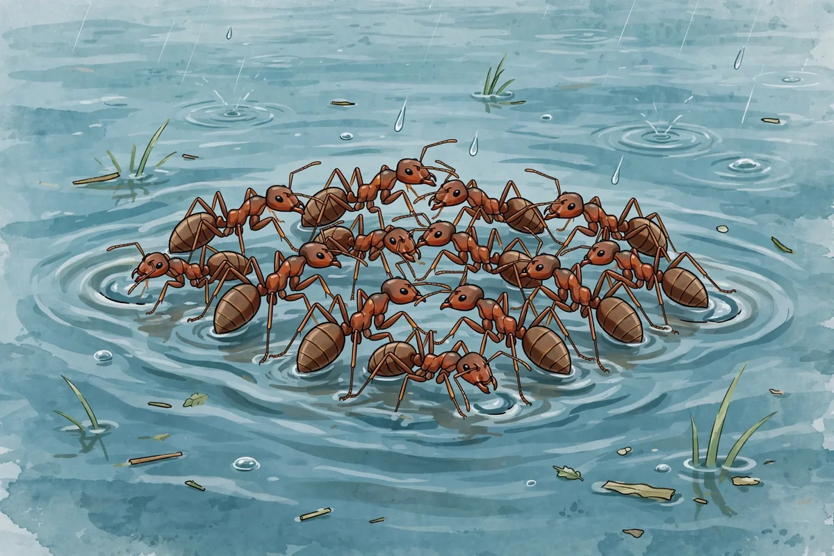 Fire Ants After Rain: Floating Rafts & Safety - illustration 1
