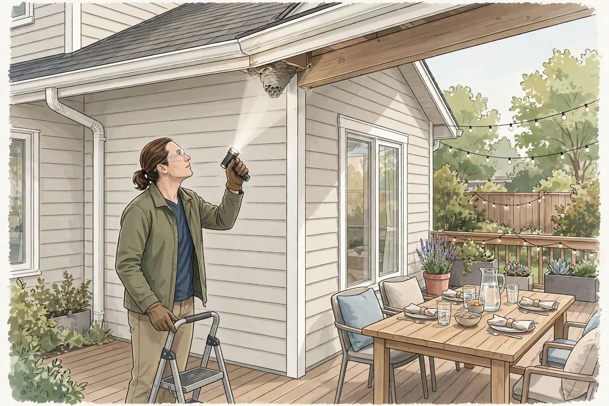Backyard Barbecue Wasp Safety Checklist - illustration 1