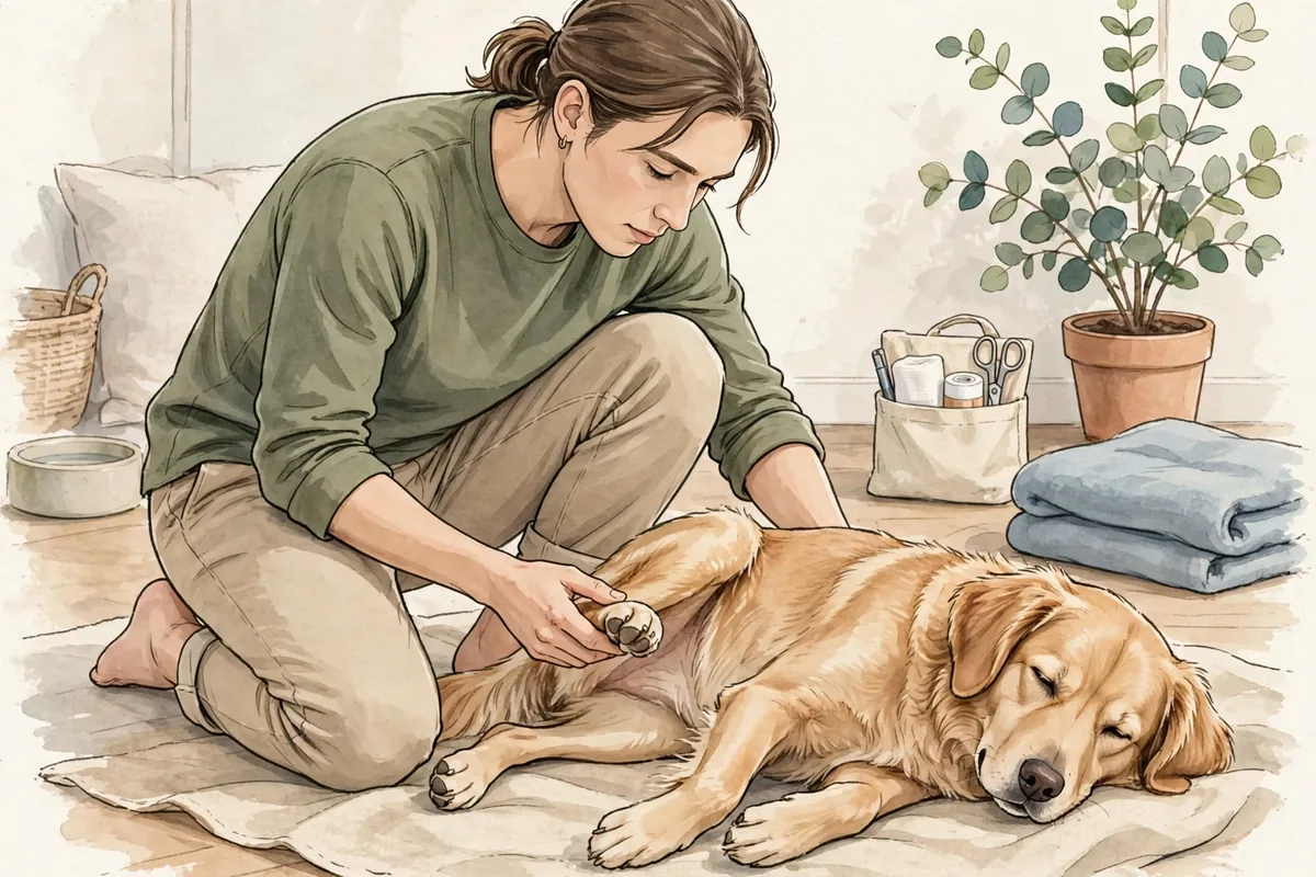 Dog Bitten by Spider: First Aid Checklist - illustration 1