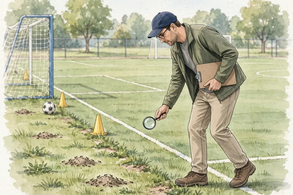 Kids' Soccer Fields: Fire Ant Safety - illustration 1