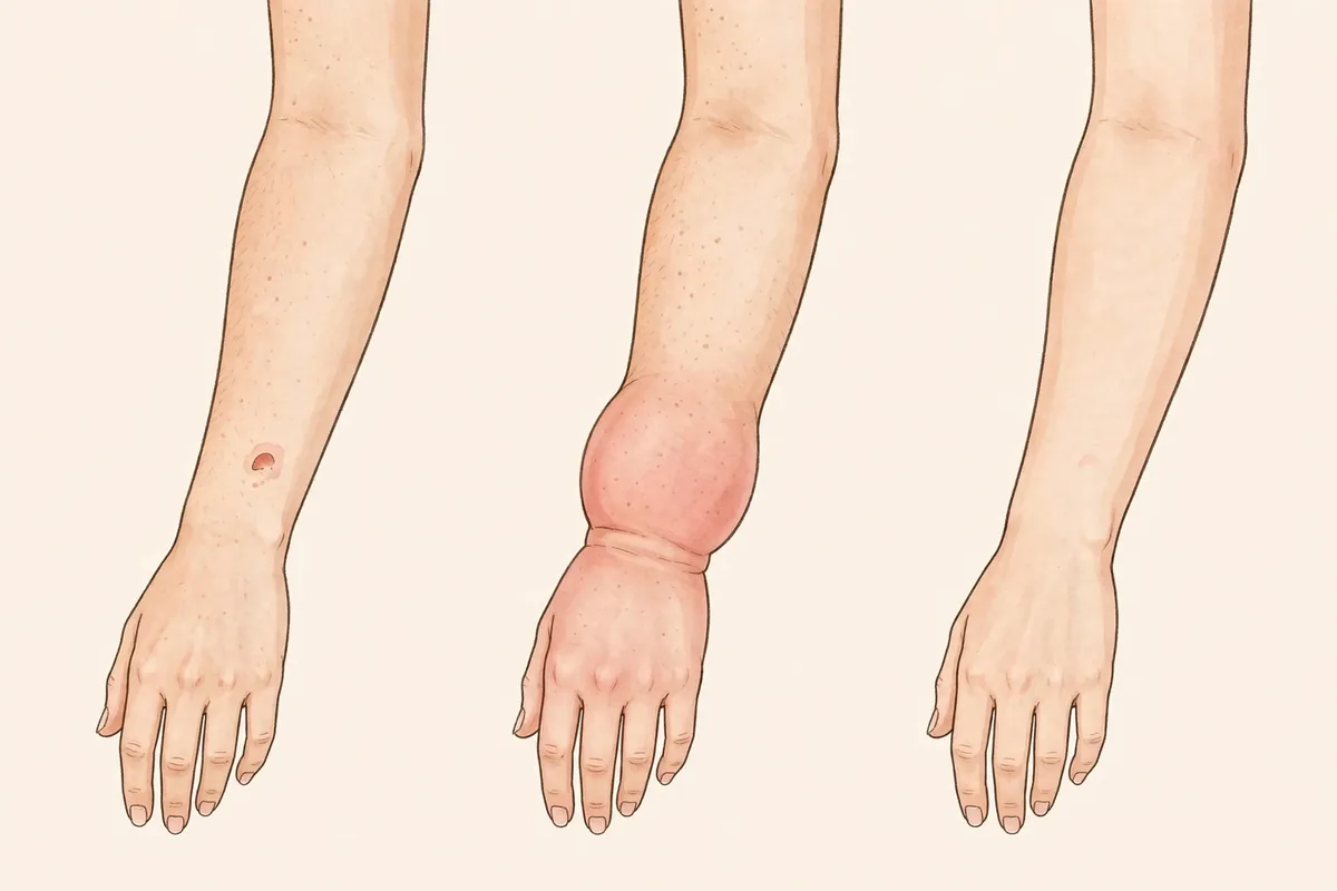 Wasp Sting Swelling: When Does It Peak? - illustration 1