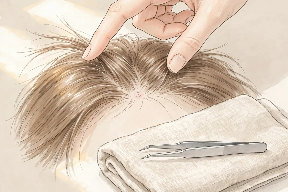 Bee Sting on Scalp: Stinger Removal & First Aid - illustration 1