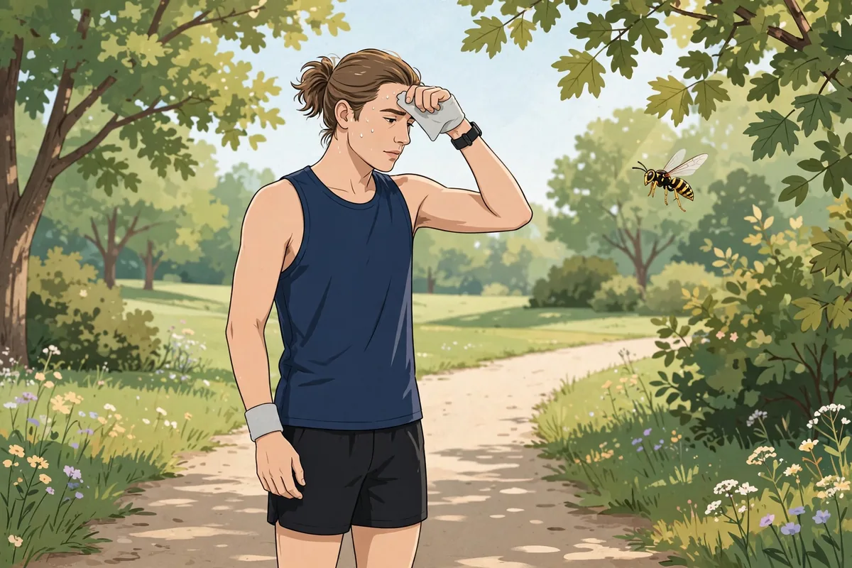 Does Sweat Attract Wasps? - illustration 1