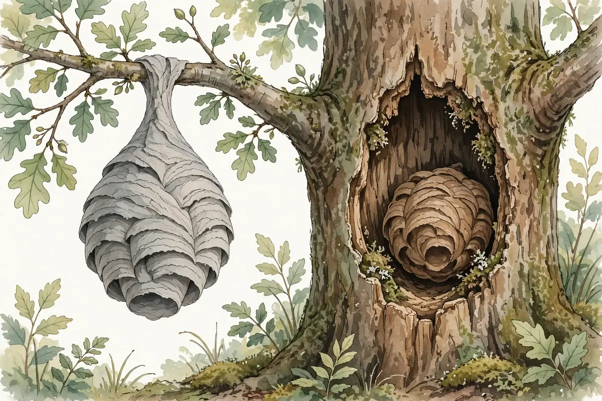 Bald-Faced Hornet vs European Hornet: ID Guide - illustration 2