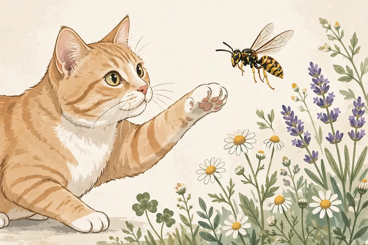 Cat Stung by a Wasp? First Aid Steps - illustration 2