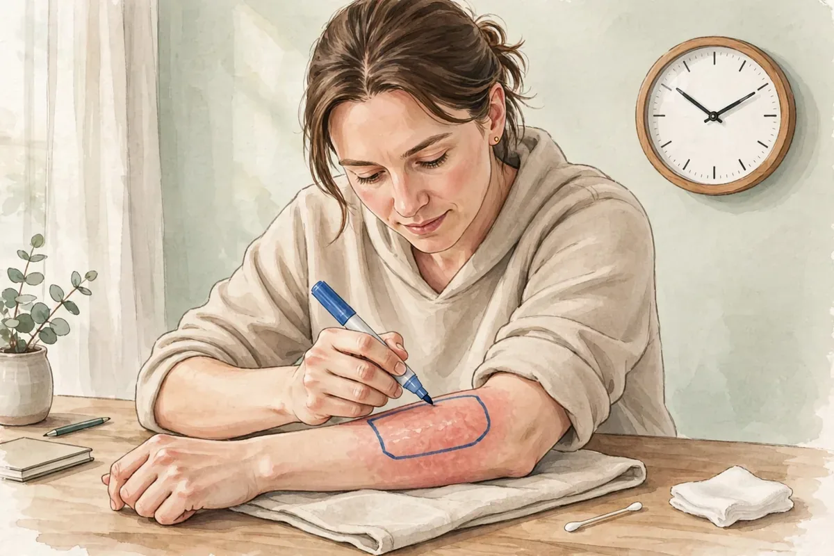 Bug Bite With Red Streaks: Warning Signs - illustration 2