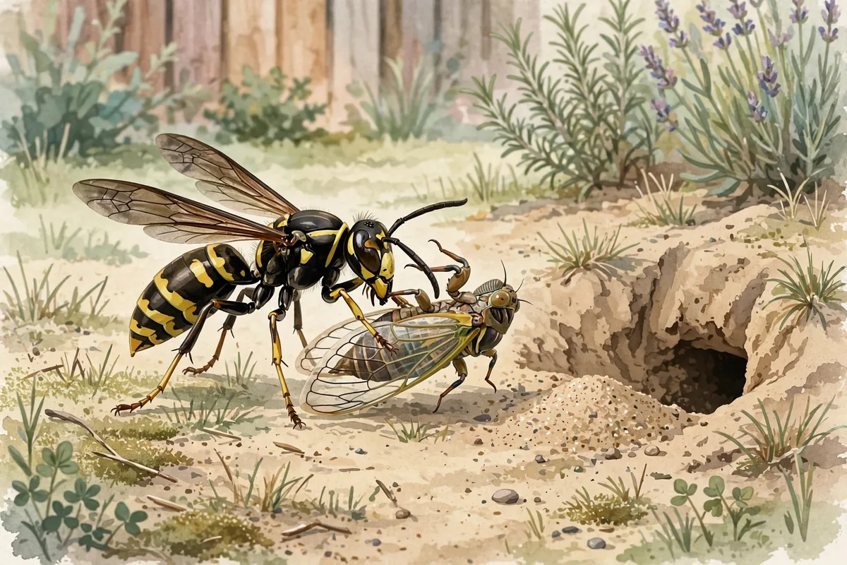 Cicada Killer Wasp vs Hornet: ID Guide - illustration 2