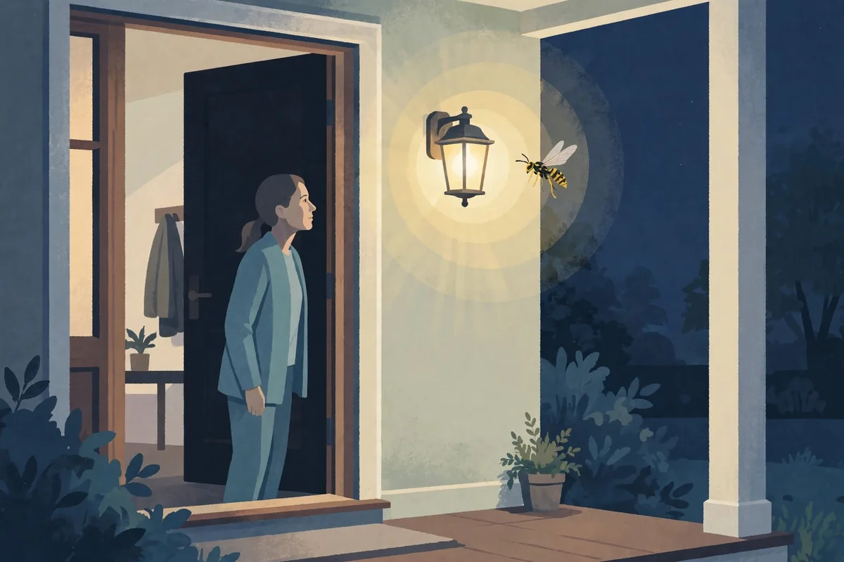 Do Wasps Sting at Night? Behavior & Safety - illustration 2