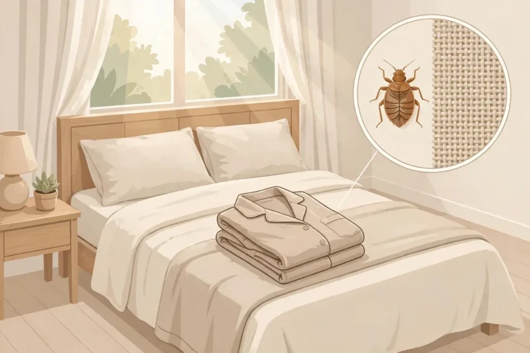 Can Bed Bugs Bite Through Clothes? What Actually Happens - featured illustration