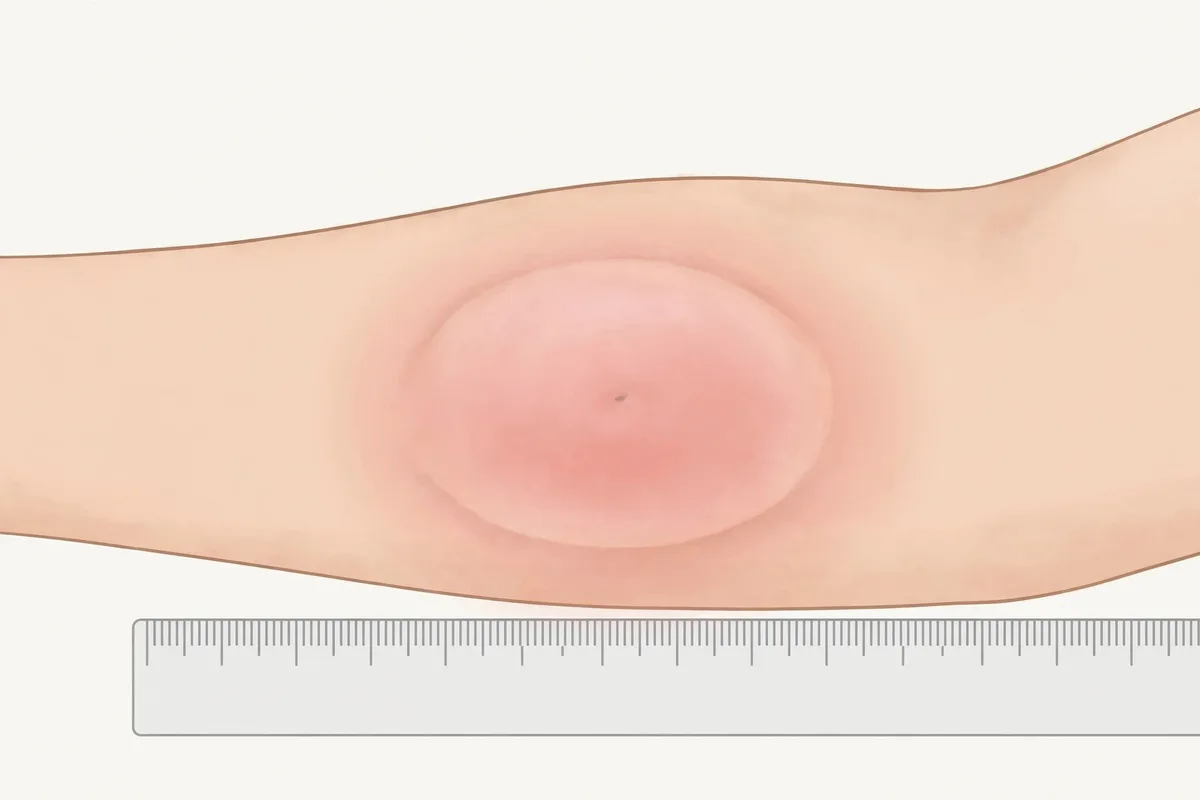 Bee Sting Swollen After 3 Days: Normal or Infected? - illustration 1