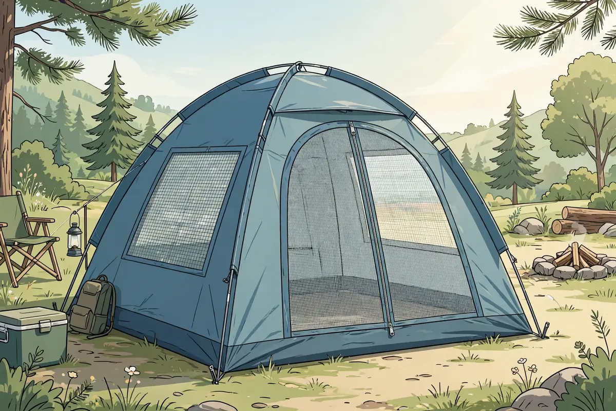 Mosquito Bites Camping in a Tent: Night Protection Guide - illustration 1