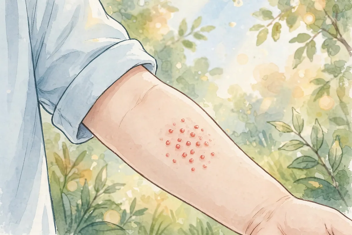 Papular Urticaria vs Bug Bites in Children - illustration 1