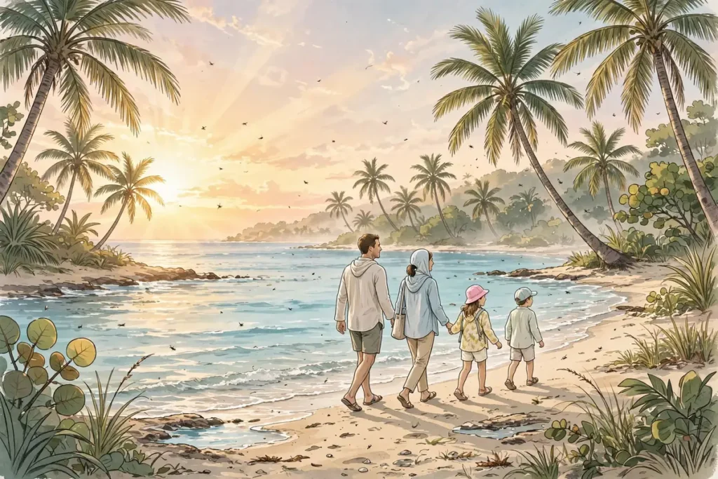 Sand Fly Bites: Caribbean Vacation Protection Guide - featured illustration