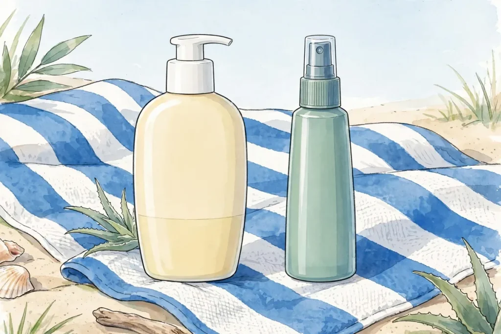 Sunscreen or Bug Spray First? Correct Order (CDC) - featured illustration