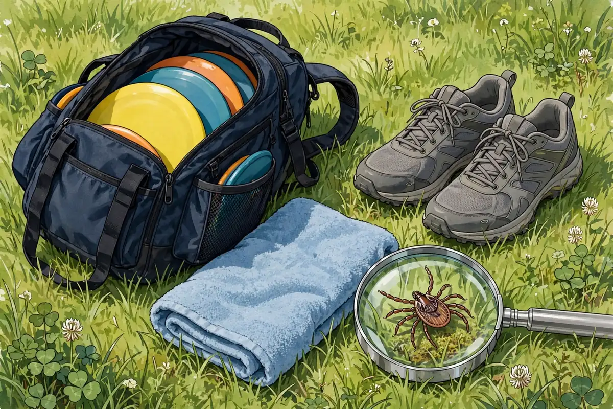Ticks on Disc Golf Courses: Player Guide - illustration 1