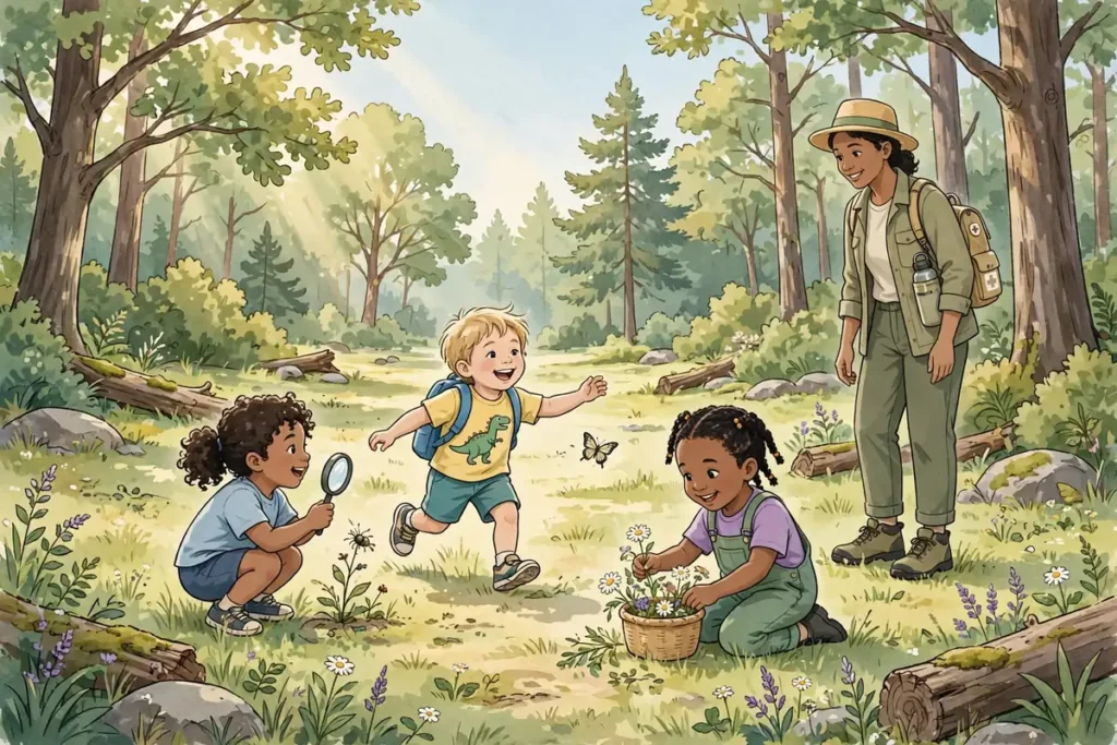 Ticks at Forest School: A Parent's Guide - featured illustration