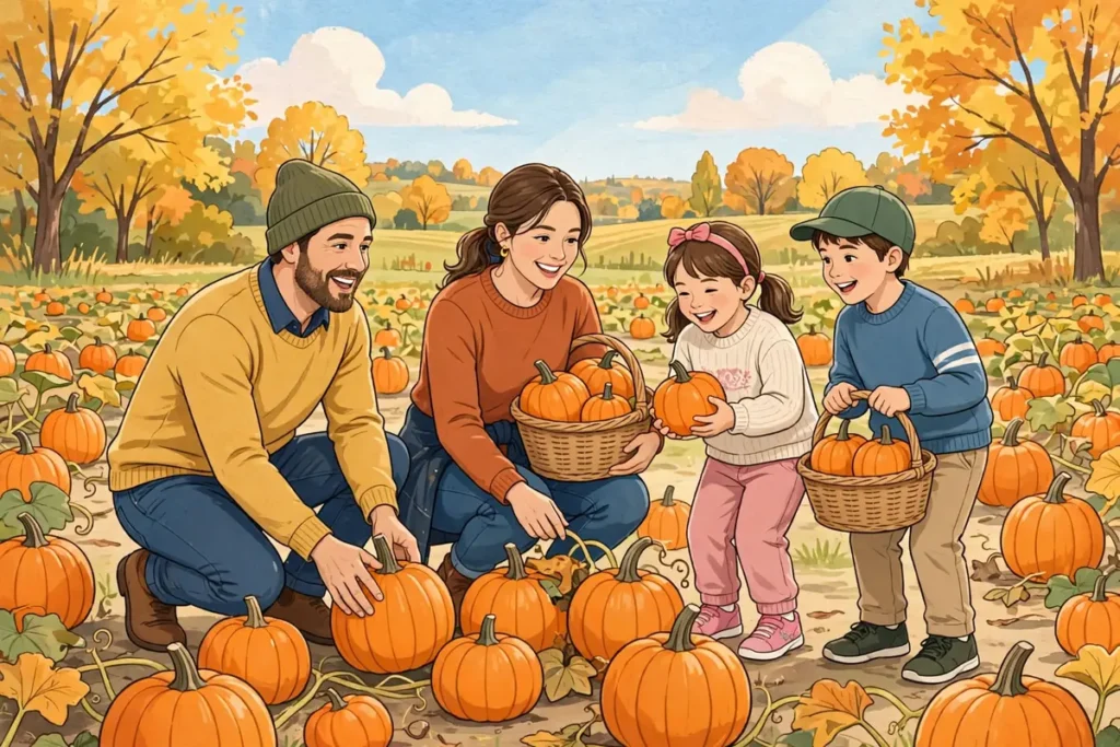 Ticks at Pumpkin Patches: Family Safety Guide - featured illustration