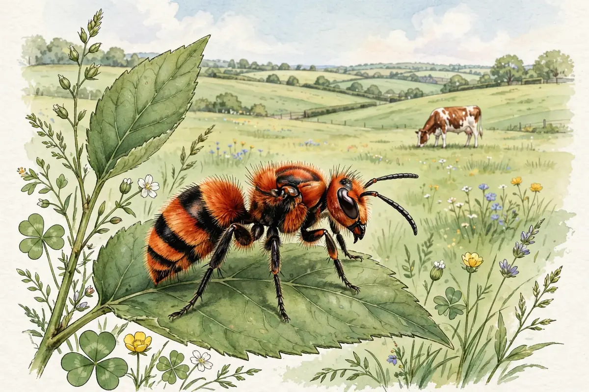 Velvet Ant vs Ant: It's Actually a Wasp - illustration 2
