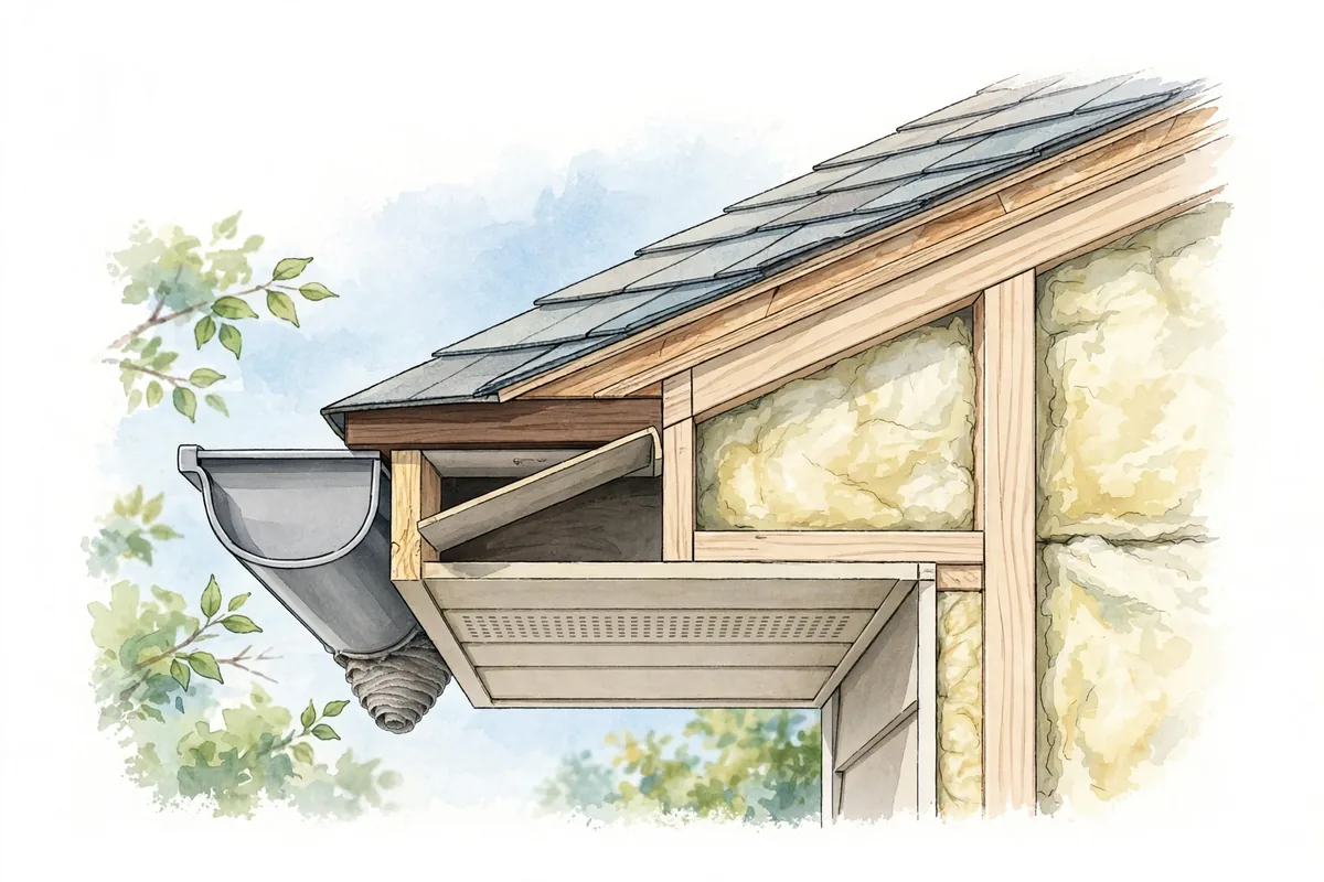 Wasp Stings While Cleaning Gutters: Fall Guide - illustration 3
