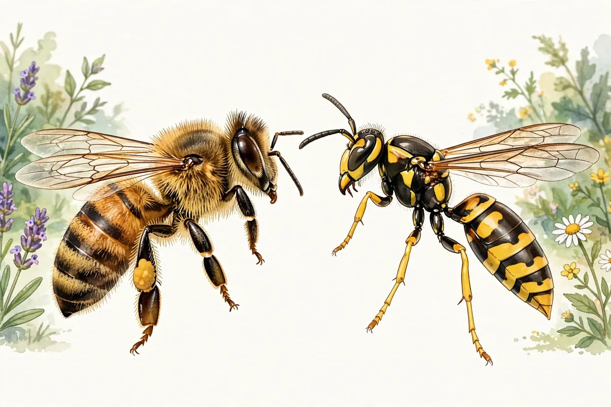 Yellowjacket vs Honeybee: How to Tell Them Apart - illustration 1