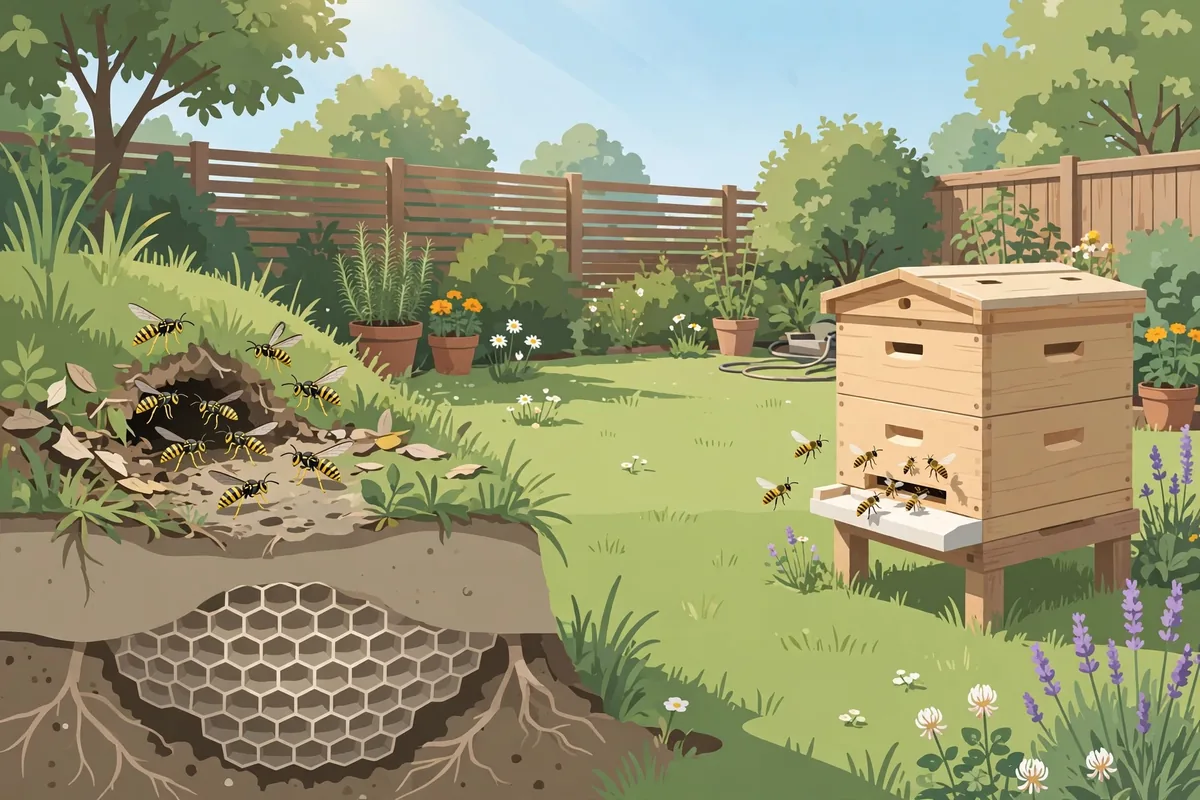 Yellowjacket vs Honeybee: How to Tell Them Apart - illustration 3